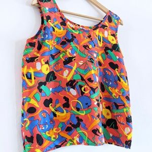 Artsy Silk Tank